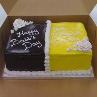 1/2 Chocolate 1/2 Lemon Doberge Cake 