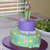 Custom Baby Shower Topper I cut the mother to be out from the invitation and used her to make the pattern for this gumpaste topper. The cake was completely inspired...