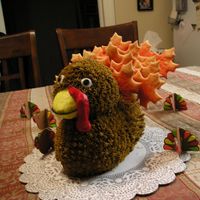 Gobble Gobble This is the cake i made for thanksgiving 2006. It was inspired by wilton. everyone loved it and my mother refused to eat the head, but ate...
