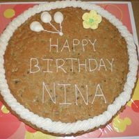 Happy Birthday This was for my first returning customer. She also ordered teh high school musical cake along with this.