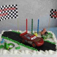 Disney Cars Birthday Cake Thanks to everyone here, my Cars cake was a success. I cheated and started with an undecorated Costco cake. the road is chocolate...