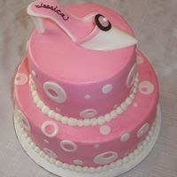 Bridal Shower My first shoe! Thanks so much for all the great info here on how to make a fondant shoe. I thought it turned out pretty well for my first...