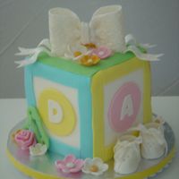 Baby_Block_009.jpg The expecting Mom chould not decide if she wanted a vanilla or chocolate cake so I solved the problem by making a baby block cake with the...