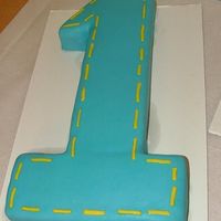 # 1 Cake For First Birthday. This was for a childs 1st birthday. It went with the theme of the party. This was my second cake ever that I did. MMF and butter creme...