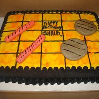 Grill Cake I got this wonderful idea for this cake from this website! And the customer LOVED IT!Thank you so much for the ideas and awesome cakes my...