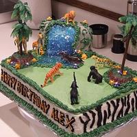 Jungle Animal Cake 