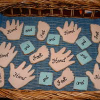 Hand & Foot Cookies First time making sugar cookies. Made these for my Mom and her friends who play the card game Hand & Foot every Sunday after church. It...