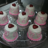 Valentine's Mini Cakes Got the brilliant idea to make little mini cakes for a Valentine's dinner. I do not recommend this. They were miserable to do and I...