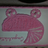 Baby Buggy Cake Made this sheet cake for a large baby shower. All buttercream.