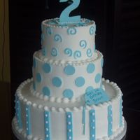 Brown's 2Nd Birthday Cake 