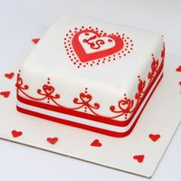 Our Anniversary Cake I made this for my wife to celebrate our 8th wedding anniversary.