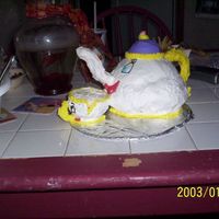 Mrs. Potts And Chip This was a learning experience. Many things went wrong, but it was just for a friend who lets me experiment with her needs. It still tased...