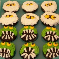 Halloween Cupcakes Cupcakes I made for my sons scout troop. Just working on some halloween stuff. TFL