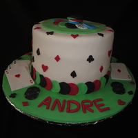 Poker Made for someone who loves poker. The design was supplied by the customer.