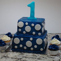 1St Birthday Polka Dots 