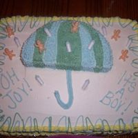 Showering Babies This was my baby shower cake that I made. It didn't come out as good as I hoped it would, but hey, every cake I do is just more...