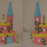 Pixie Castle Tinkerbell and her pixie friend. Came as a set from CVS (the only store open this late...I am such a procrastinator...I couldn't buy a...