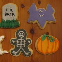 Halloween Cookies Thanks to many inspirations!