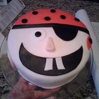 My Pirate This was my first attempt in making a pirate cake. It was made for my brothe's birthday.