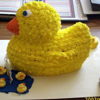 Duck I made this duck for my sisters grad party. It actually turned out lopsided but she still loved it!