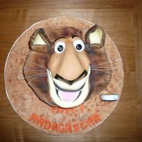 Alex Alex from Madagasca for my neice in chocolate cake.MMMMMMMmmmmmmmmm