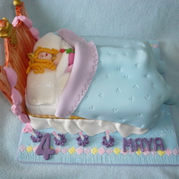 Sleeping Princess a cake for a little girl who loved princesses.