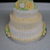 Wedding In A Rush! First Wedding Cake This is a cake I wasn't planning on doing. The Bride contacted me a couple days before her wedding with a cake crisis. She had her...