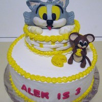 Tom And Jerry all BC with fondant figures