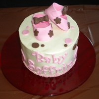 Baby Shoes My first baby shoes! I love them even though it took 3 tries to get them perfect...Chocolate cake with white chocolate mini chip mousse,...