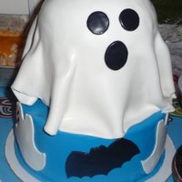 Ghost white w eggnog cream & pumpkin spice w butterscotch... SMBC w fondant
