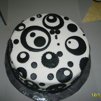 20Th Anniversary I made this for a small 20th anniversary party. Chocolate cake with chocolate buttercream covered in mmf.