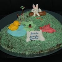 A Cake For Grandma Who's A Farmer Hello! I am 9 and I decorated this cake with my 6 year old sister!We made this for my grandmother's birthday. She is a farmer so we...