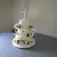 Watt/gilbert Wedding This cake is for a friend to whom I had promised I would make her cake even before she a boyfriend. Four tier WASC cake filled with...