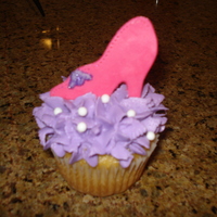 Shoe Cupcake fondant shoe cutout