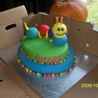 Baby Einstein Caterpillar Inspired by a cake I found on CC ....