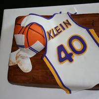 Basketball Cake For my girlfriends husband turning 40