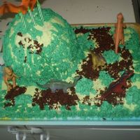 Dino Cake I made this cake for my son's 3rd birthday celebration in school. I actually run out of icing and of time. I felt really frustrated...