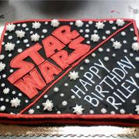Star Wars Cake star wars cake I made for a customer