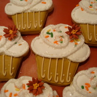 Fall Cupcake Cookie 