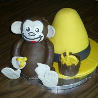 Curious George A friend asked for a monkey cake...I got a little carried away :)