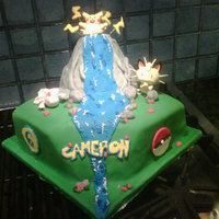 Pokemon Cake I made this cake for my 6 year old son's birthday. Thanks to other great pokemon cakes on this site for inspiration.