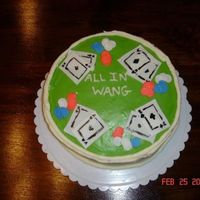Poker Cake For Friends Birthday 