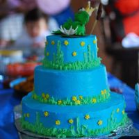 Frog Prince Cake Frog Prince Theme caked for Jordan's 1st birthday. Frog made of fondant