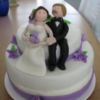 Anniversary Cake With Mmf People My 1st "real" people cake!