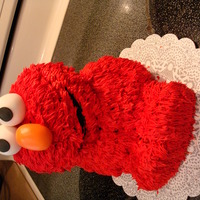 Elmo Cake Elmo cake I made for my son's 4th Birthday!