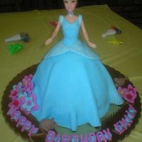 Cinderella Cake My first attempt at fondant. When pretty well, I was asked to make this for a friend at work.