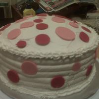 Practice Cake This was a cake I did years ago when I first started. Chocolate with cookies n cream filling, BC icing.