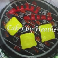 Grill So much fun for the man in your life that loves to grill!! I think I got this idea from another site...not sure :) 2-layer (torted) round...