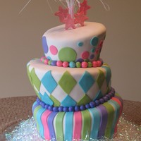 Topsy Turvy Mad Hatter Cake All fondant and gumpaste decorations. This cake was done for a 50th Birthday party. I studied all the information on CC explaining how to...