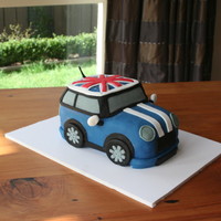 Mini Cooper Mini Cooper my 3 year old wanted for his B-day. Inspired by another mini at Cake Central